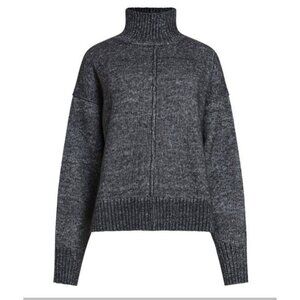 French Connection Black Mockneck Oversized Sweater Size Small NWT